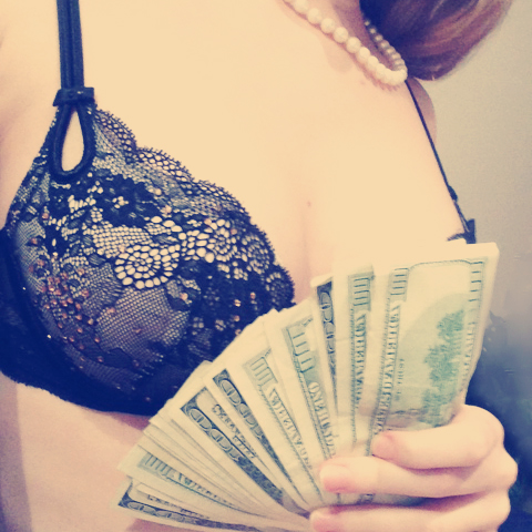 Financial Domination FinDom Glitter Goddess